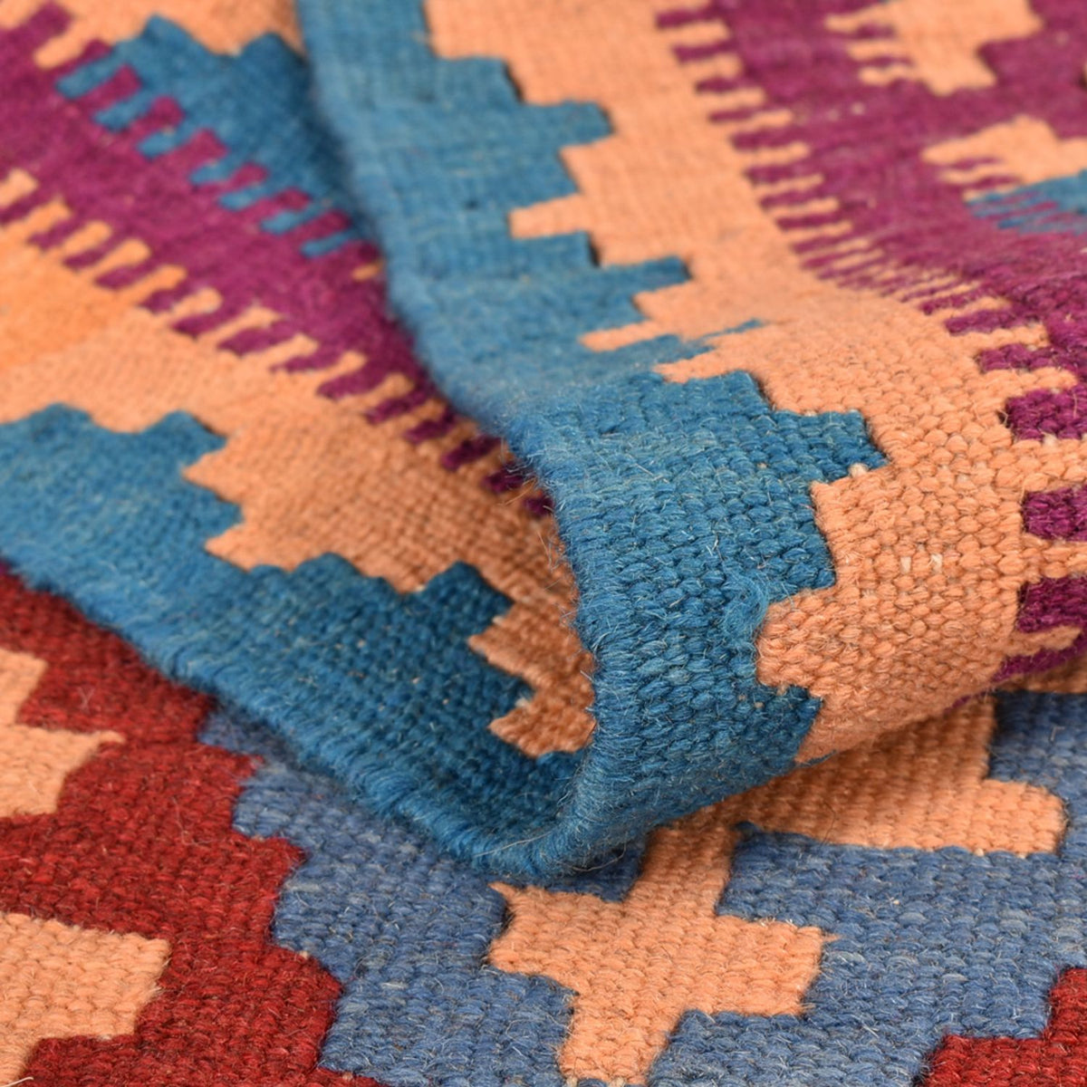 Tapis Kelim - Oriental - 199 x 151 cm - multicolore