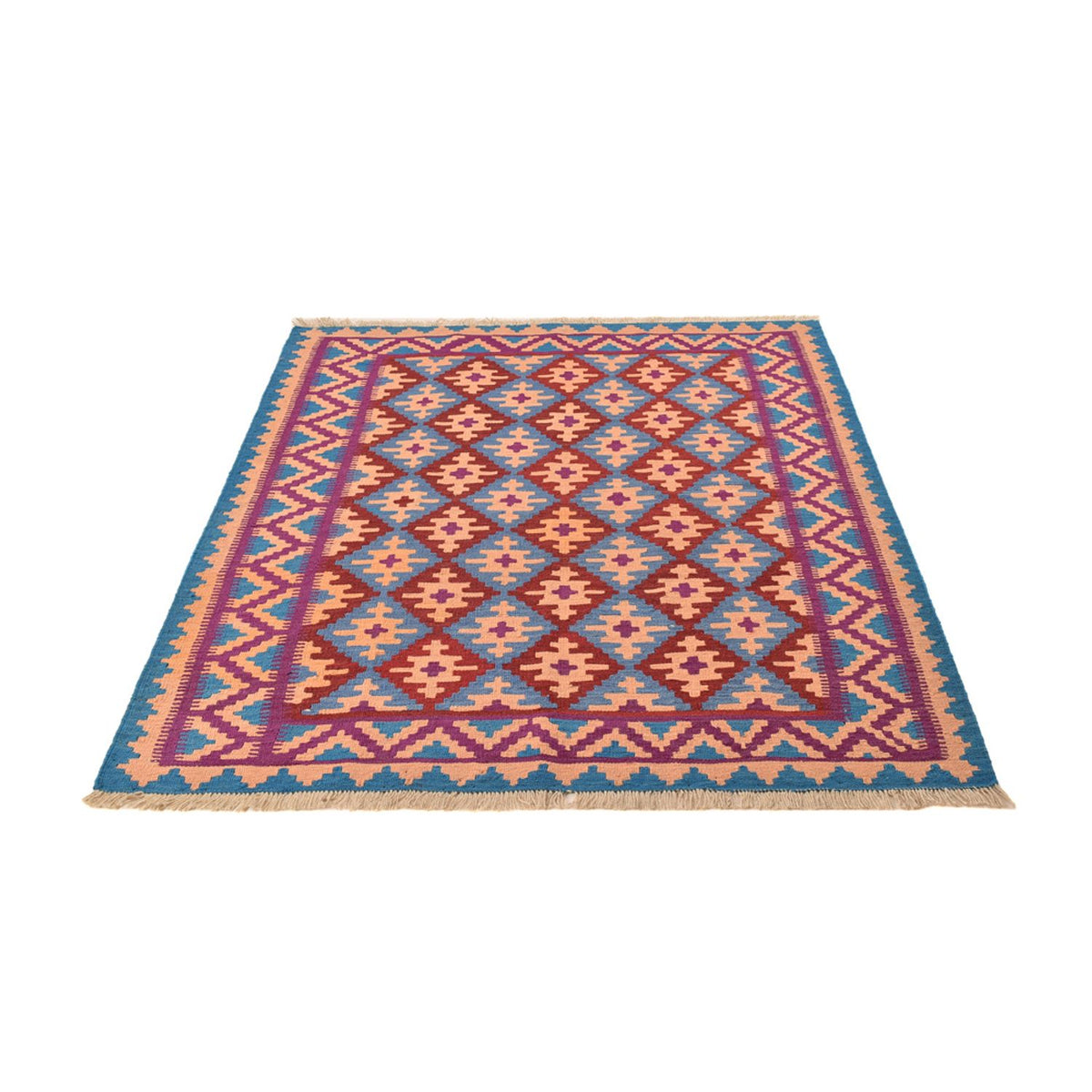 Tapis Kelim - Oriental - 199 x 151 cm - multicolore