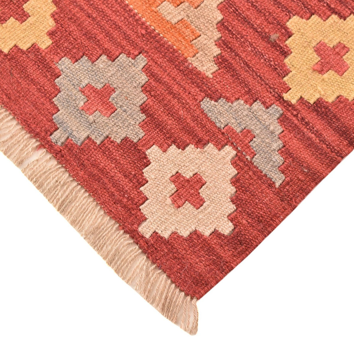 Tapis de couloir Tapis Kelim - Oriental - 188 x 83 cm - multicolore