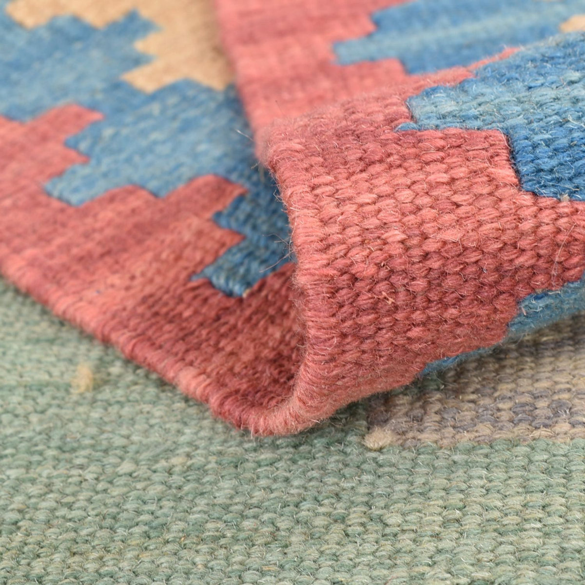 Tapis de couloir Tapis Kelim - Oriental - 204 x 84 cm - multicolore