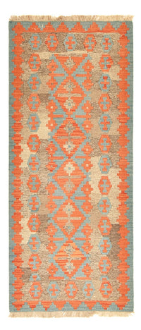 Tapis de couloir Tapis Kelim - Oriental - 196 x 84 cm - multicolore