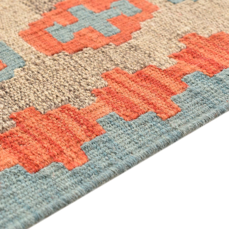 Tapis de couloir Tapis Kelim - Oriental - 196 x 84 cm - multicolore