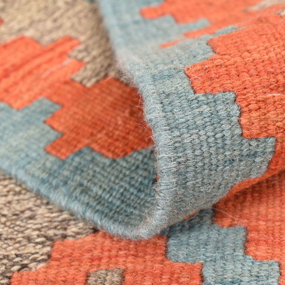 Tapis de couloir Tapis Kelim - Oriental - 196 x 84 cm - multicolore