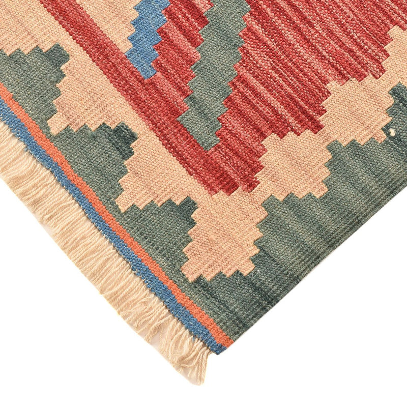 Tapis de couloir Tapis Kelim - Oriental - 213 x 84 cm - multicolore