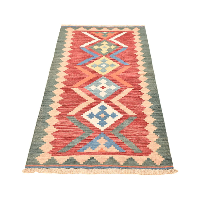 Tapis de couloir Tapis Kelim - Oriental - 213 x 84 cm - multicolore