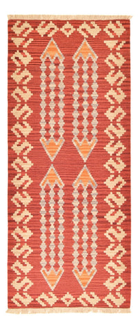 Tapis de couloir Tapis Kelim - Oriental - 200 x 86 cm - multicolore