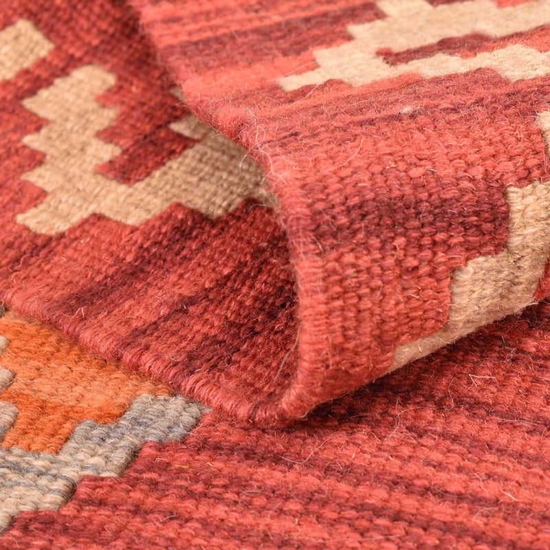 Tapis de couloir Tapis Kelim - Oriental - 200 x 86 cm - multicolore