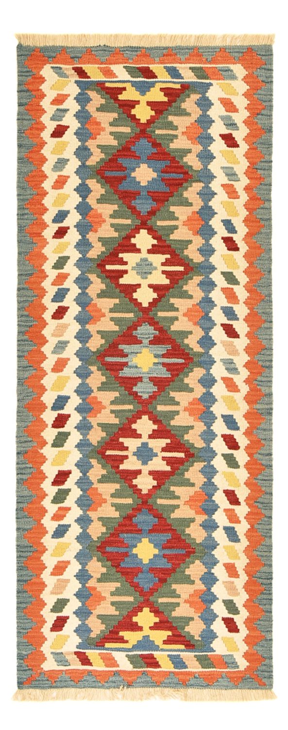 Tapis de couloir Tapis Kelim - Oriental - 200 x 80 cm - multicolore