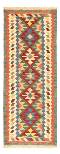Tapis de couloir Tapis Kelim - Oriental - 200 x 80 cm - multicolore