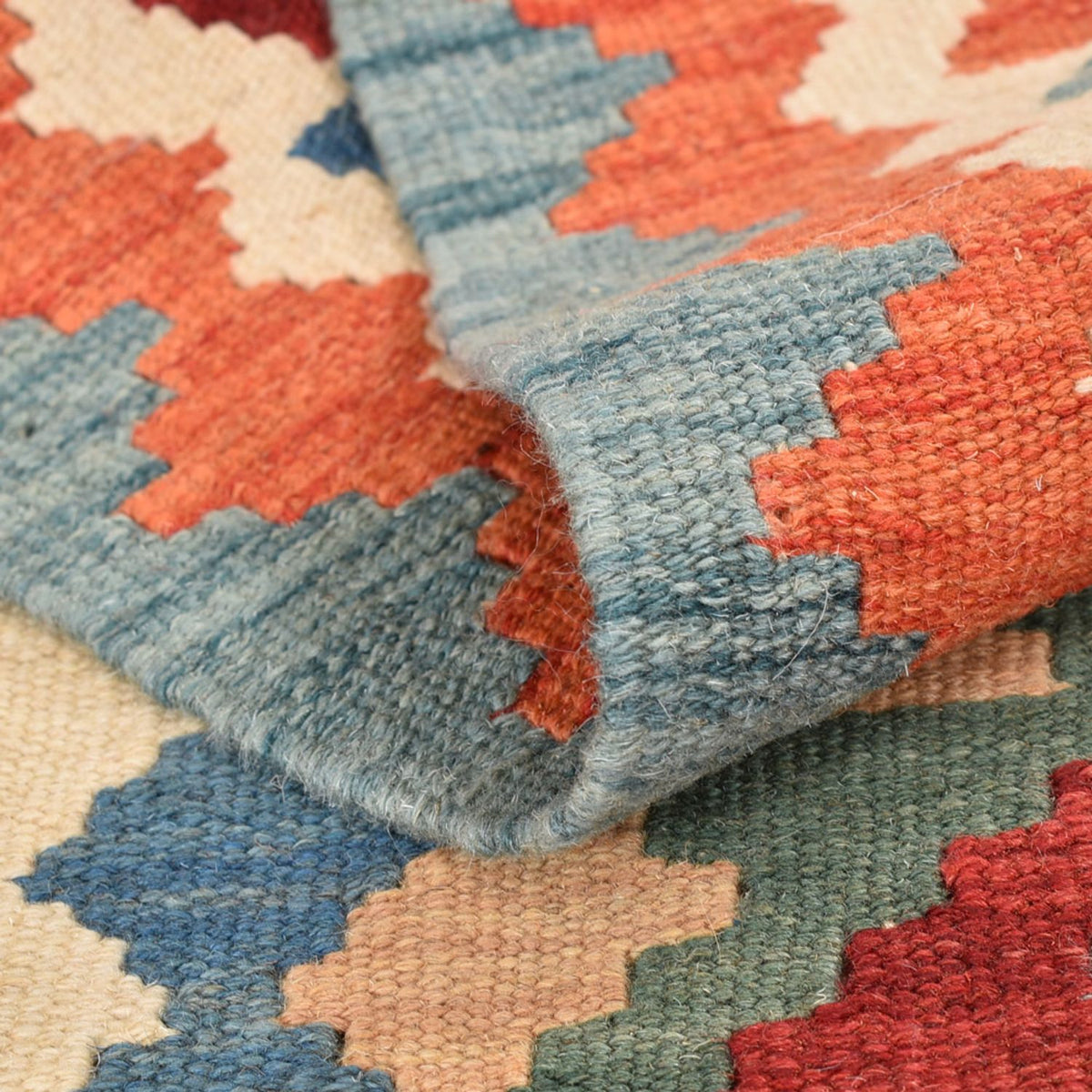 Tapis de couloir Tapis Kelim - Oriental - 200 x 80 cm - multicolore