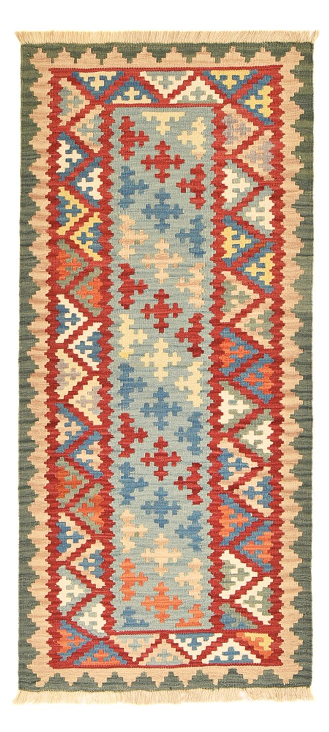 Tapis de couloir Tapis Kelim - Oriental - 194 x 84 cm - multicolore