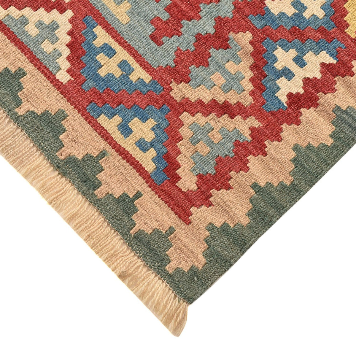Tapis de couloir Tapis Kelim - Oriental - 194 x 84 cm - multicolore