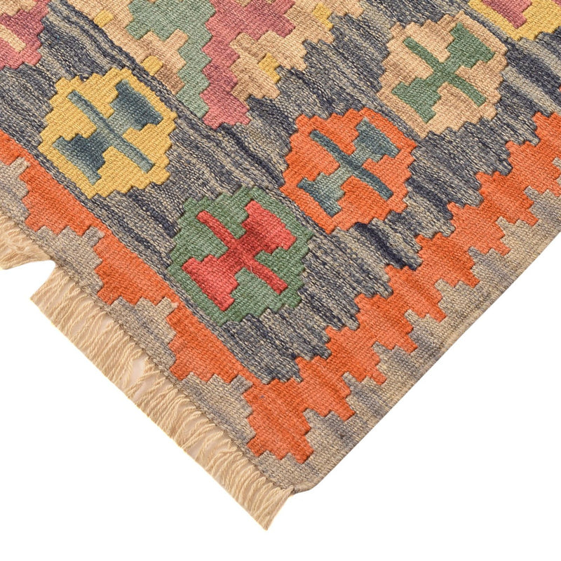 Tapis de couloir Tapis Kelim - Oriental - 237 x 84 cm - multicolore
