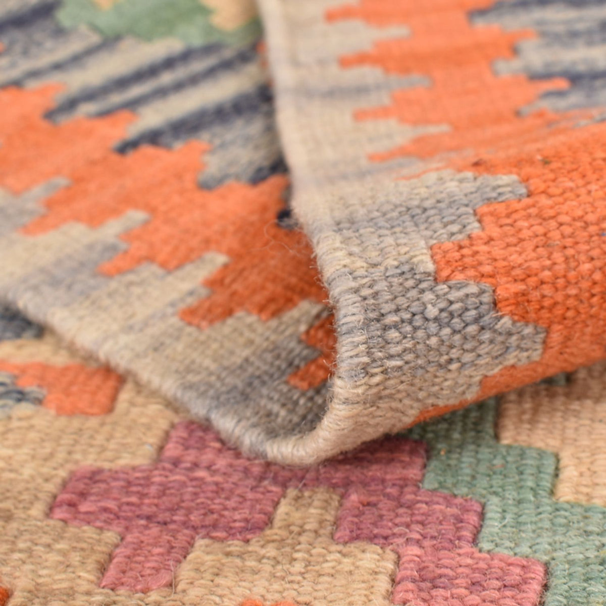 Tapis de couloir Tapis Kelim - Oriental - 237 x 84 cm - multicolore