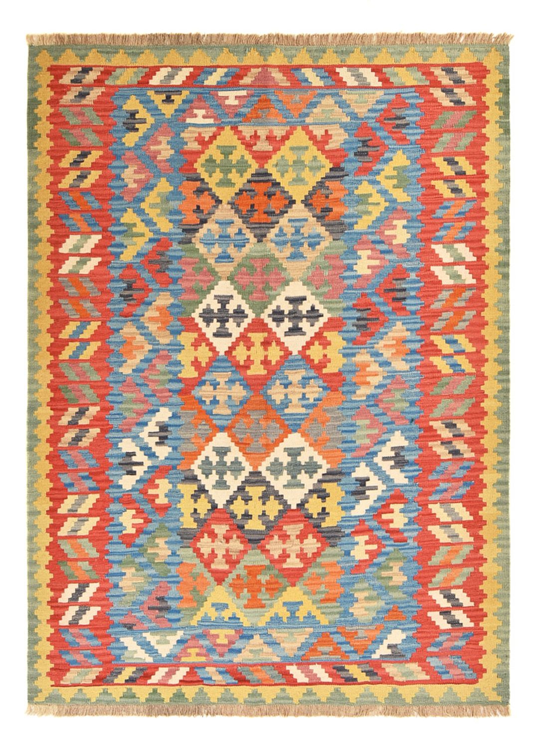 Tapis Kelim - Oriental - 235 x 172 cm - multicolore