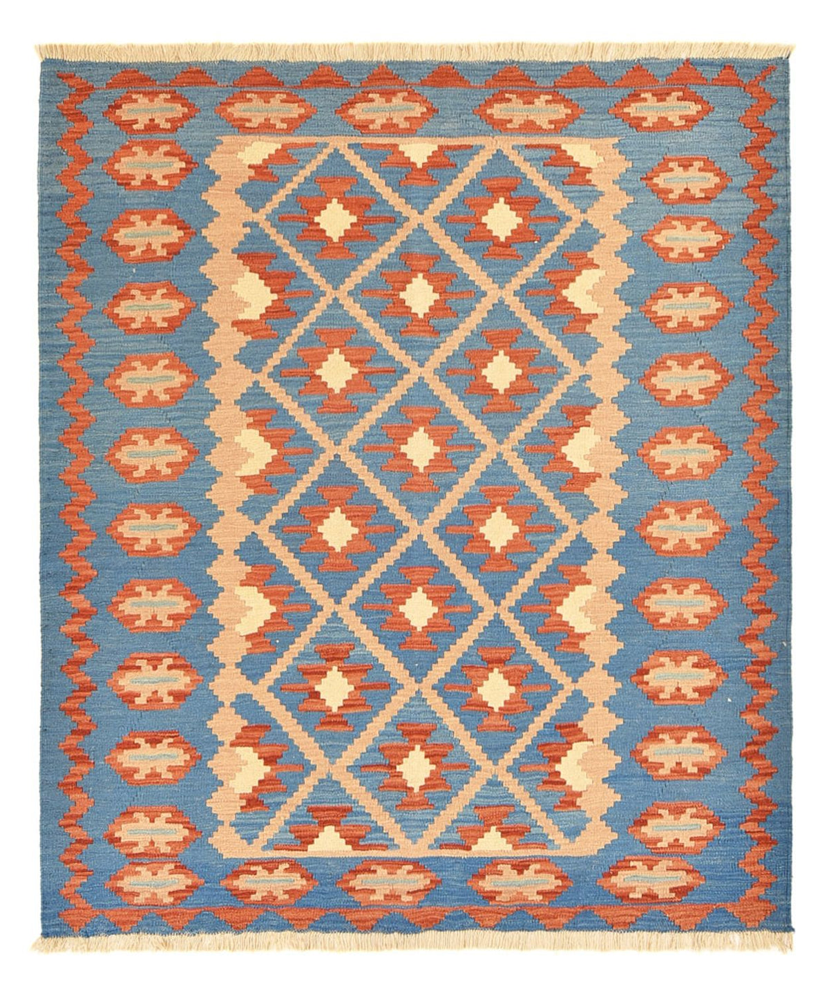 Tapis Kelim - Oriental - 193 x 164 cm - multicolore