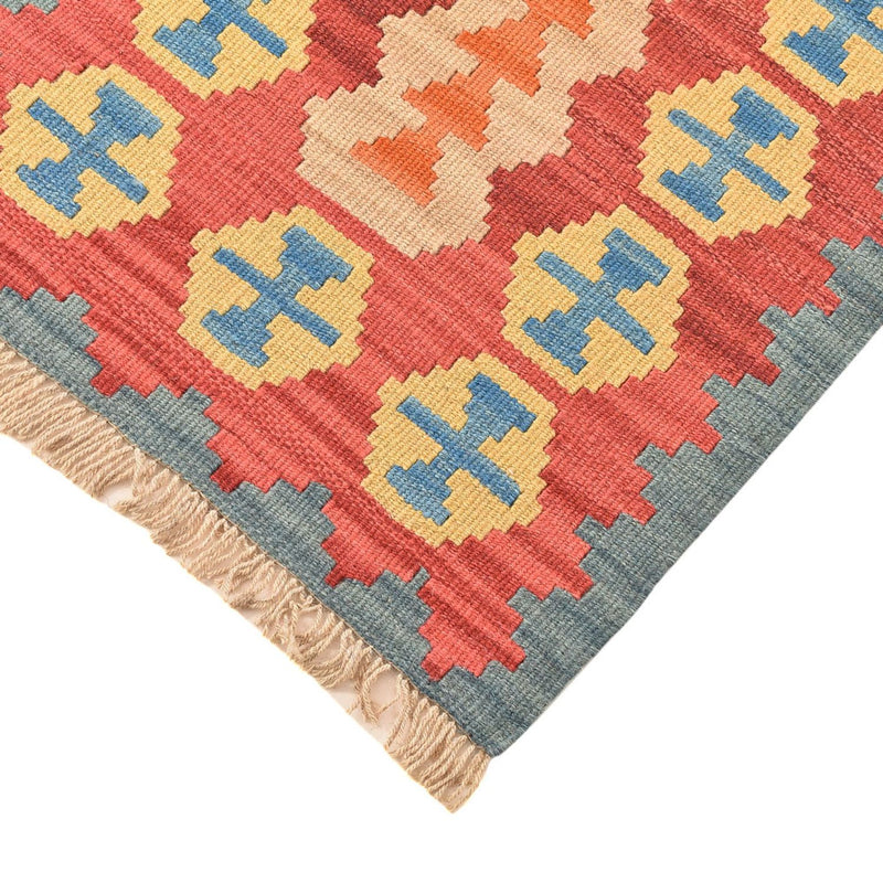 Tapis de couloir Tapis Kelim - Oriental - 201 x 58 cm - multicolore