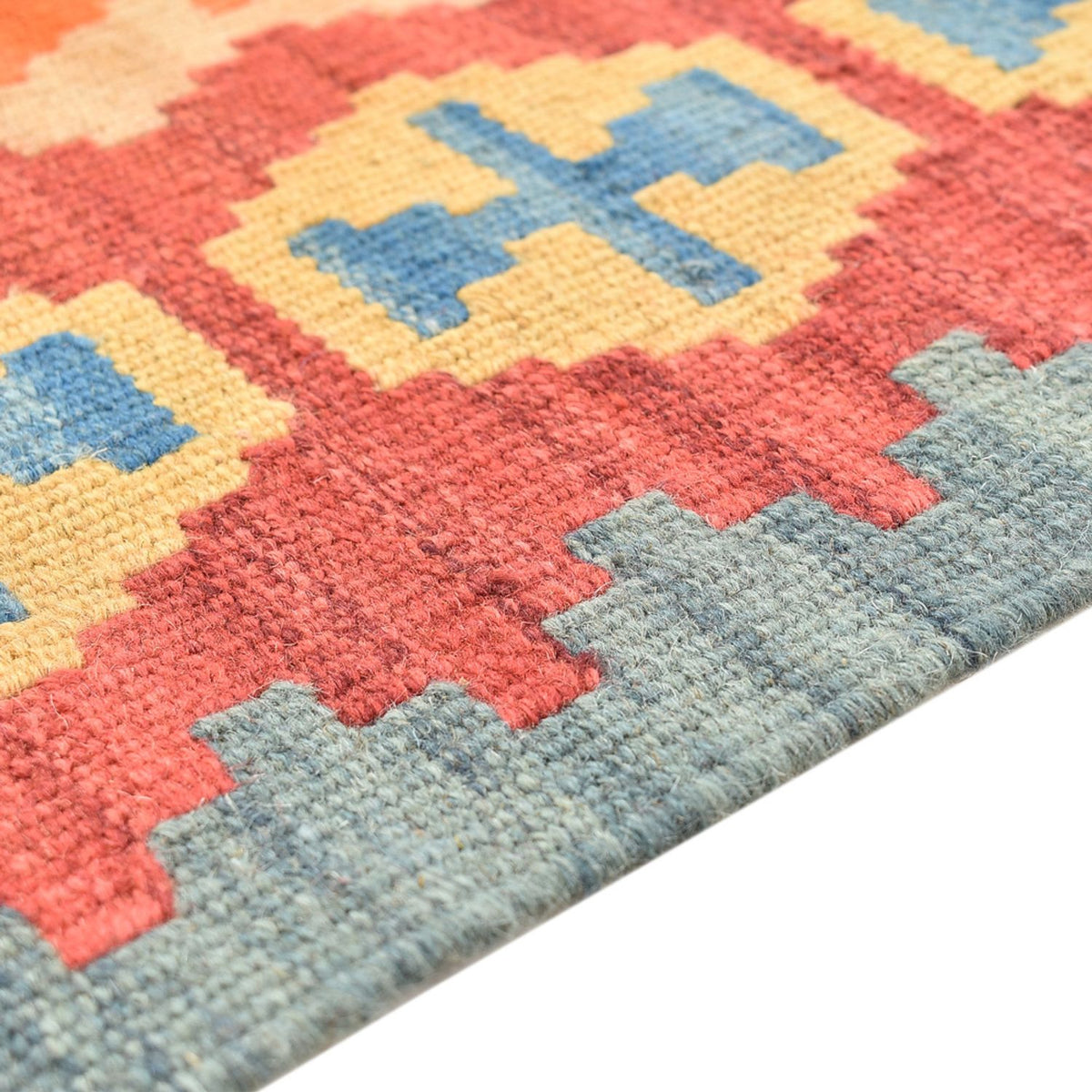 Tapis de couloir Tapis Kelim - Oriental - 201 x 58 cm - multicolore