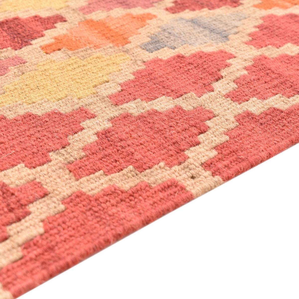 Tapis de couloir Tapis Kelim - Oriental - 194 x 60 cm - multicolore