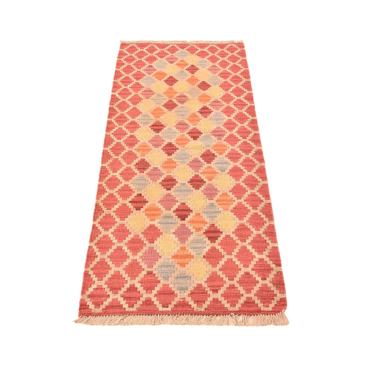 Tapis de couloir Tapis Kelim - Oriental - 194 x 60 cm - multicolore