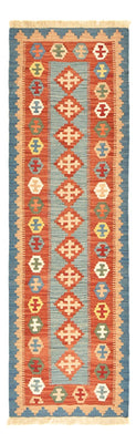 Tapis de couloir Tapis Kelim - Oriental - 198 x 61 cm - multicolore
