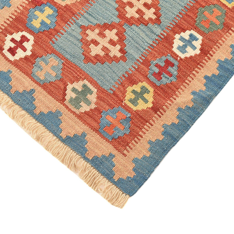 Tapis de couloir Tapis Kelim - Oriental - 198 x 61 cm - multicolore
