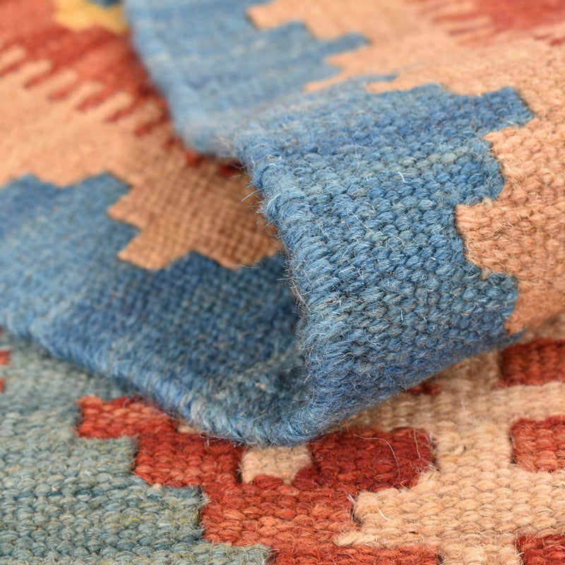 Tapis de couloir Tapis Kelim - Oriental - 198 x 61 cm - multicolore