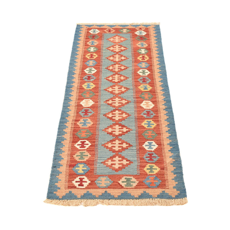 Tapis de couloir Tapis Kelim - Oriental - 198 x 61 cm - multicolore