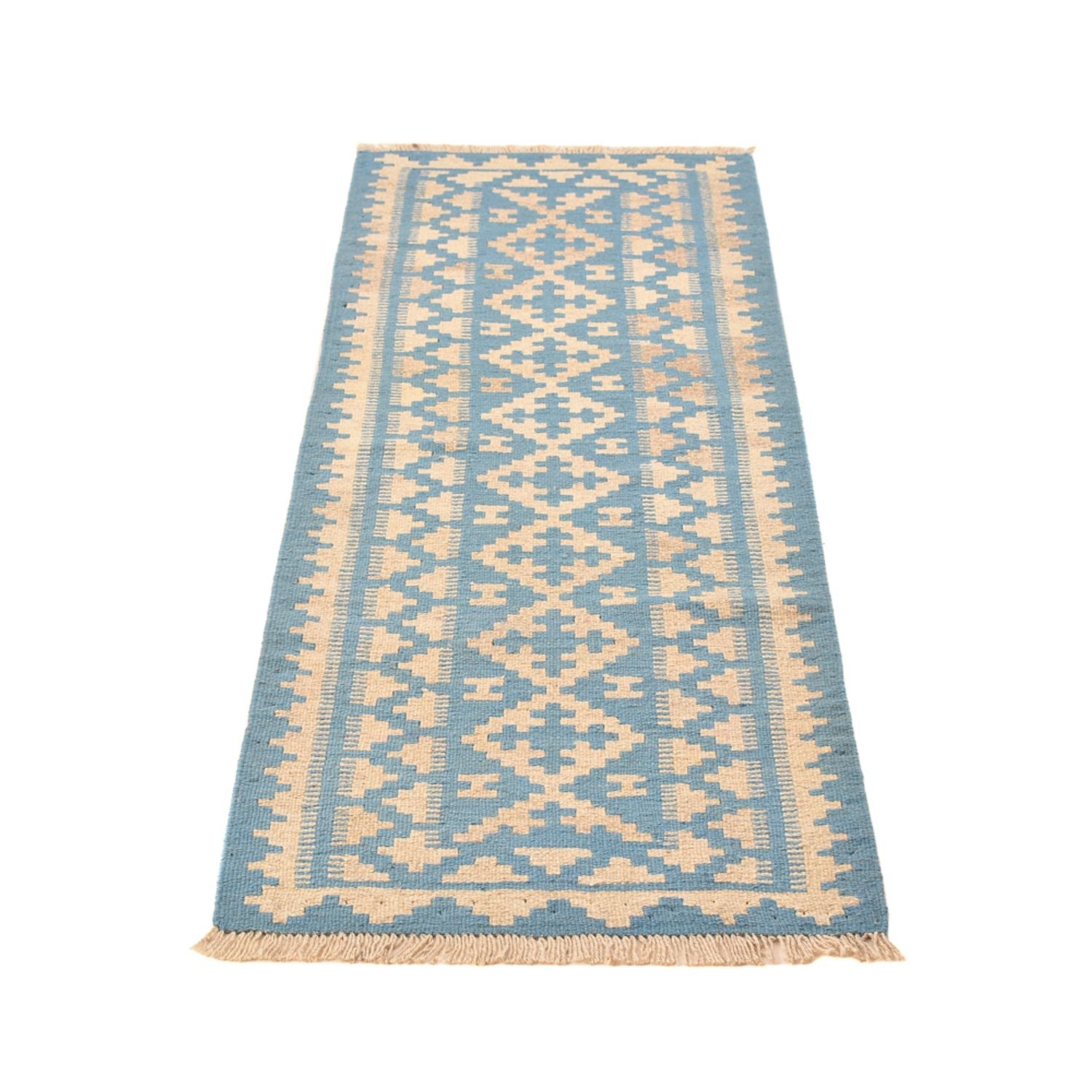 Tapis de couloir Tapis Kelim - Oriental - 199 x 64 cm - multicolore