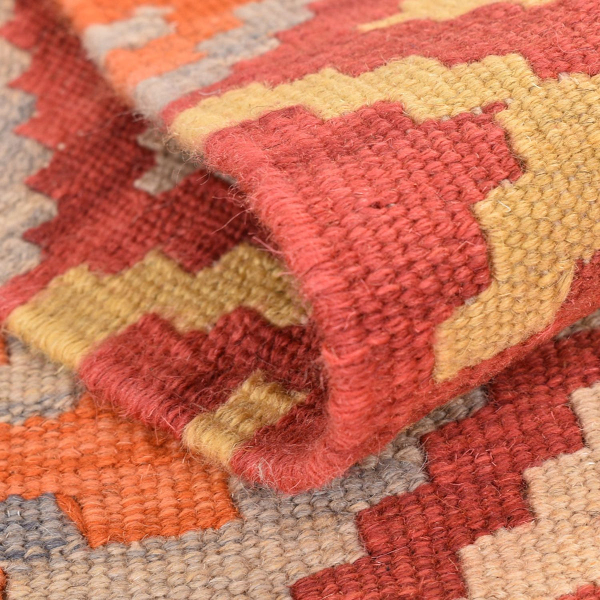 Tapis de couloir Tapis Kelim - Oriental - 201 x 58 cm - multicolore