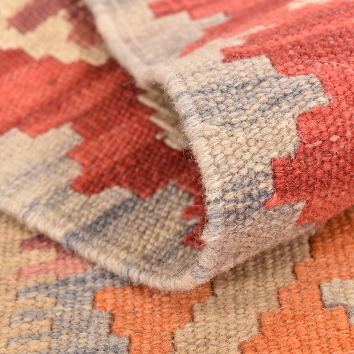 Tapis de couloir Tapis Kelim - Oriental - 198 x 63 cm - multicolore