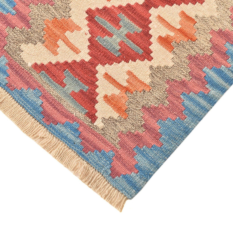 Tapis de couloir Tapis Kelim - Oriental - 196 x 56 cm - multicolore