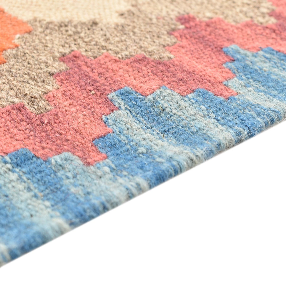 Tapis de couloir Tapis Kelim - Oriental - 196 x 56 cm - multicolore