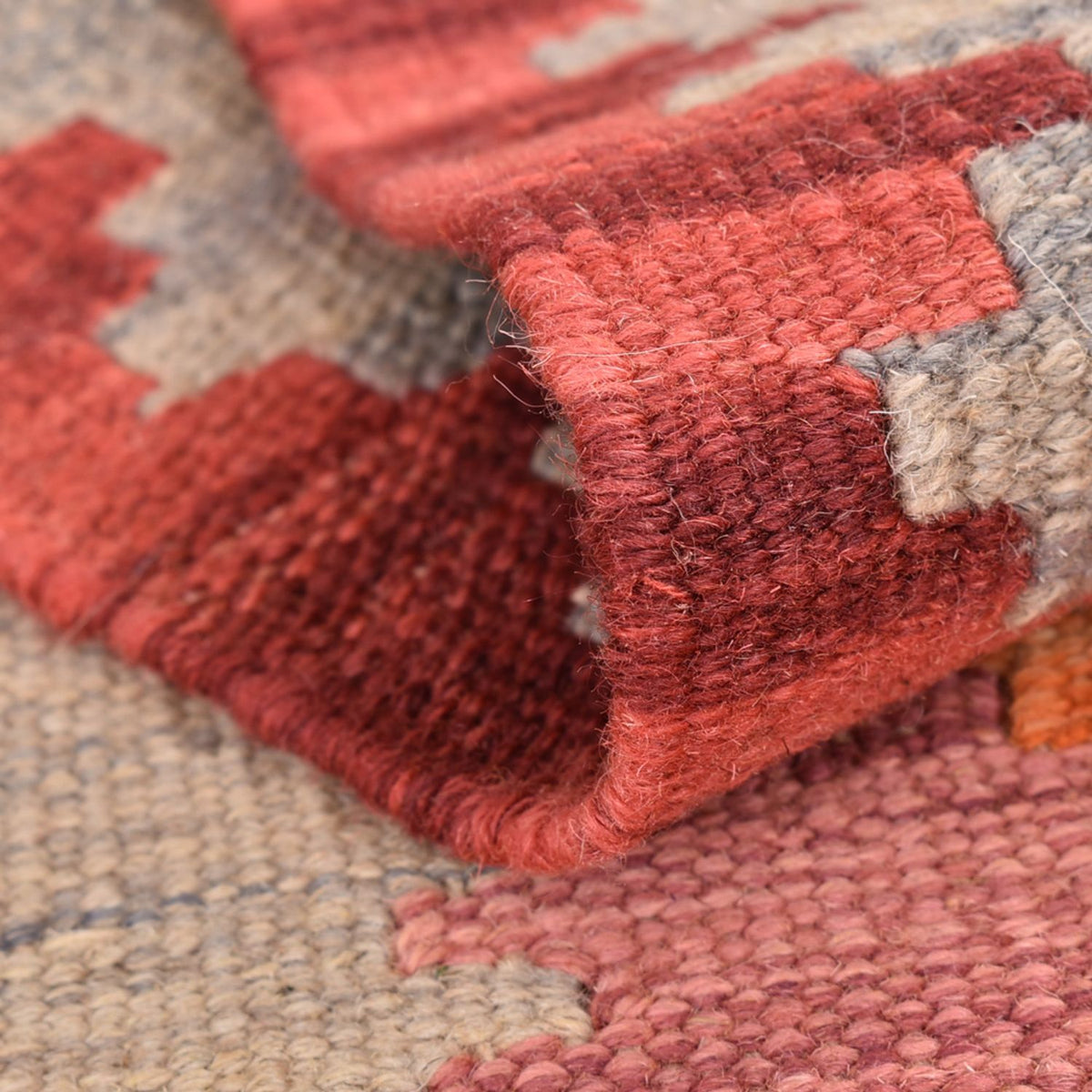 Tapis de couloir Tapis Kelim - Oriental - 204 x 61 cm - multicolore