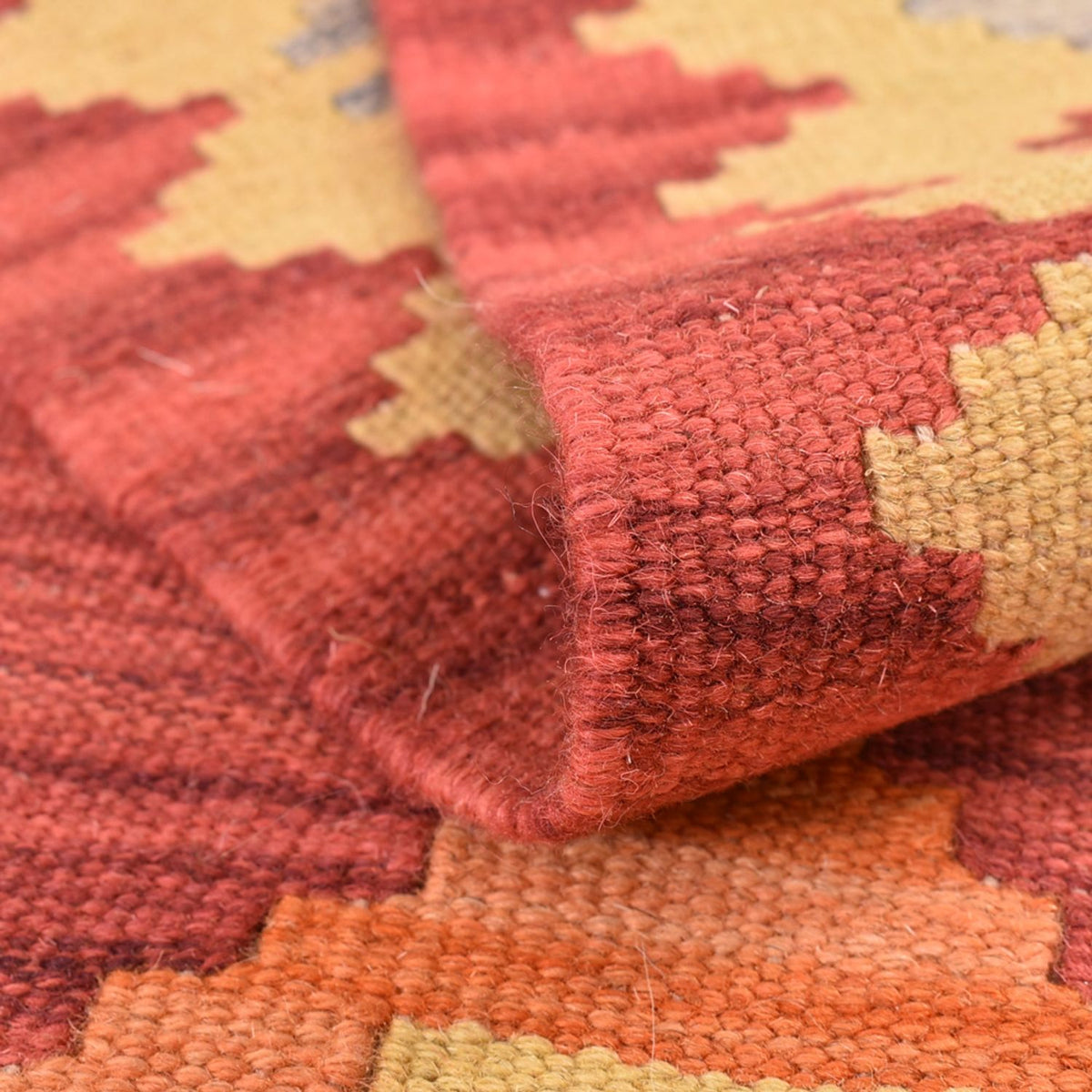 Tapis de couloir Tapis Kelim - Oriental - 197 x 60 cm - multicolore