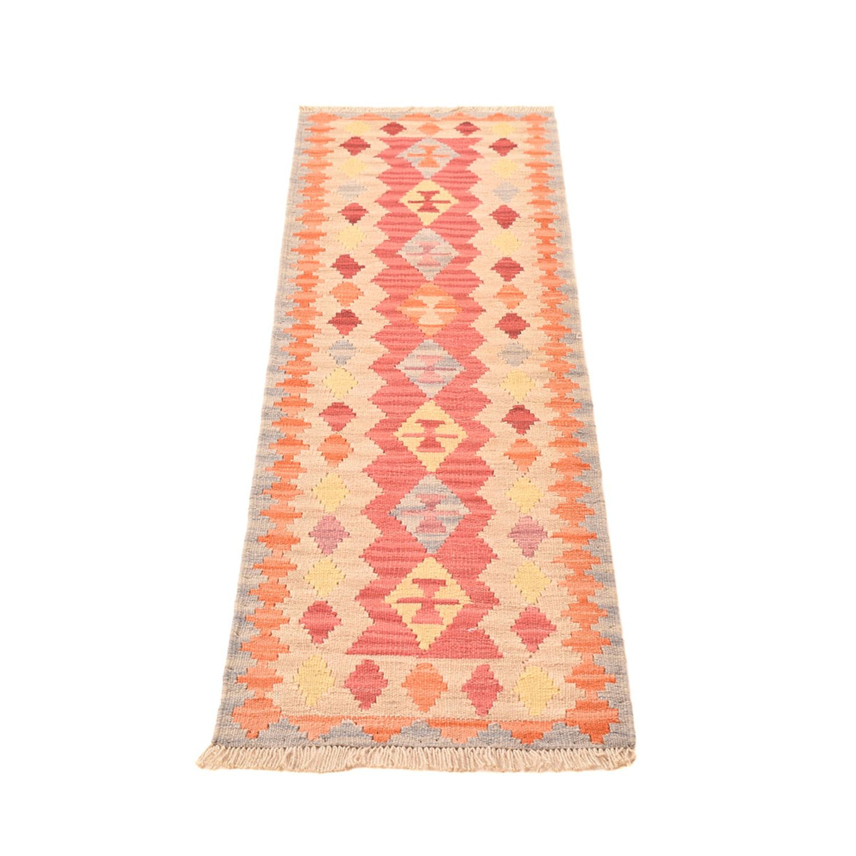 Tapis de couloir Tapis Kelim - Oriental - 195 x 54 cm - multicolore
