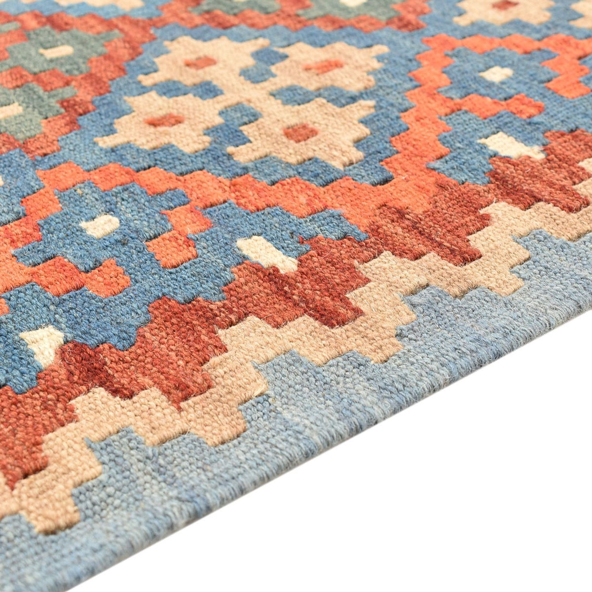 Tapis de couloir Tapis Kelim - Oriental - 193 x 64 cm - multicolore