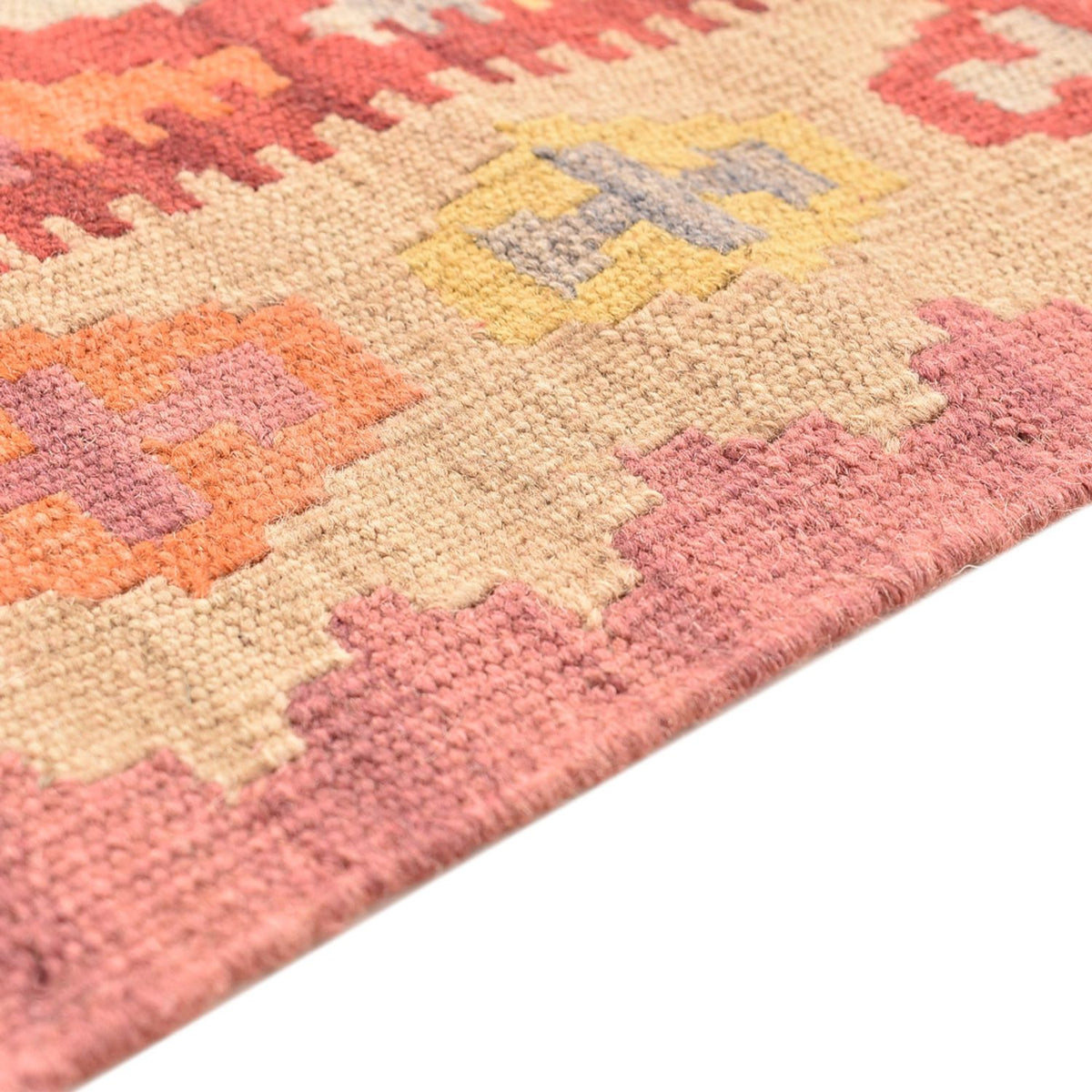 Tapis de couloir Tapis Kelim - Oriental - 195 x 59 cm - multicolore