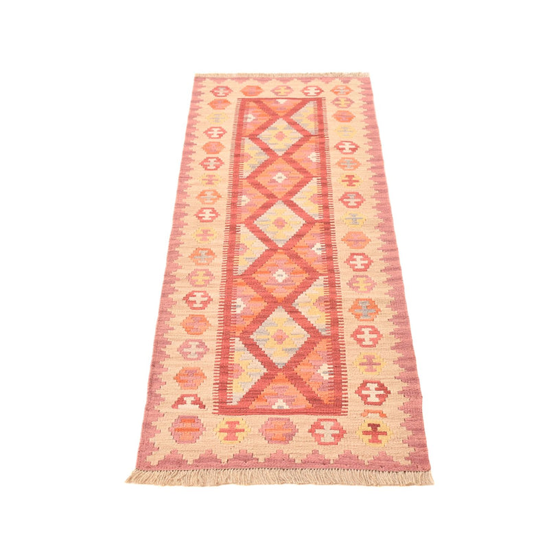 Tapis de couloir Tapis Kelim - Oriental - 195 x 59 cm - multicolore