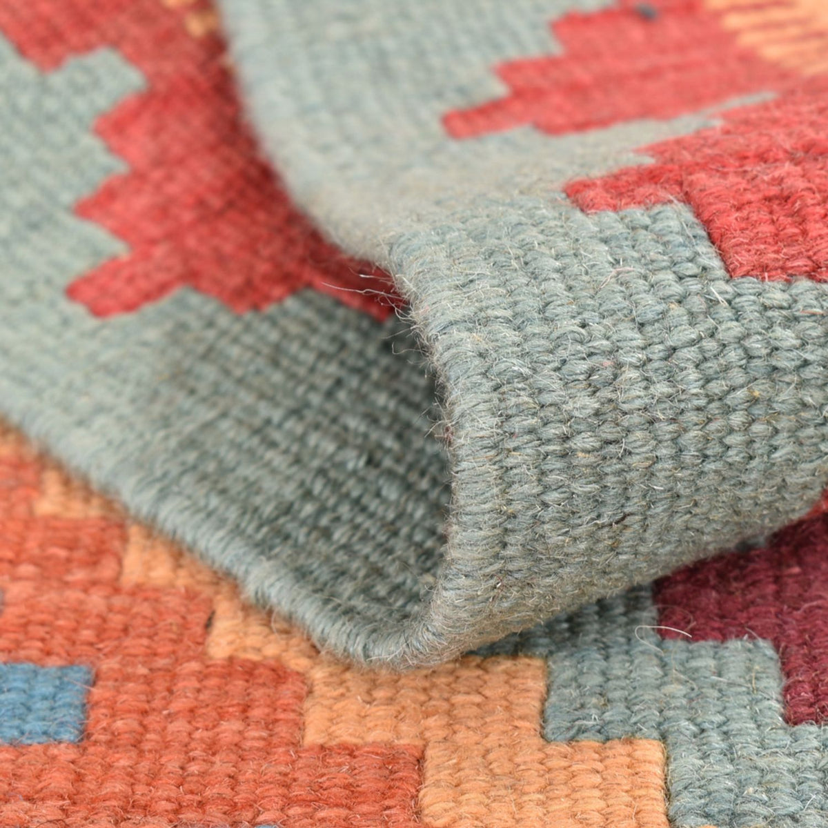 Tapis de couloir Tapis Kelim - Oriental - 196 x 58 cm - multicolore