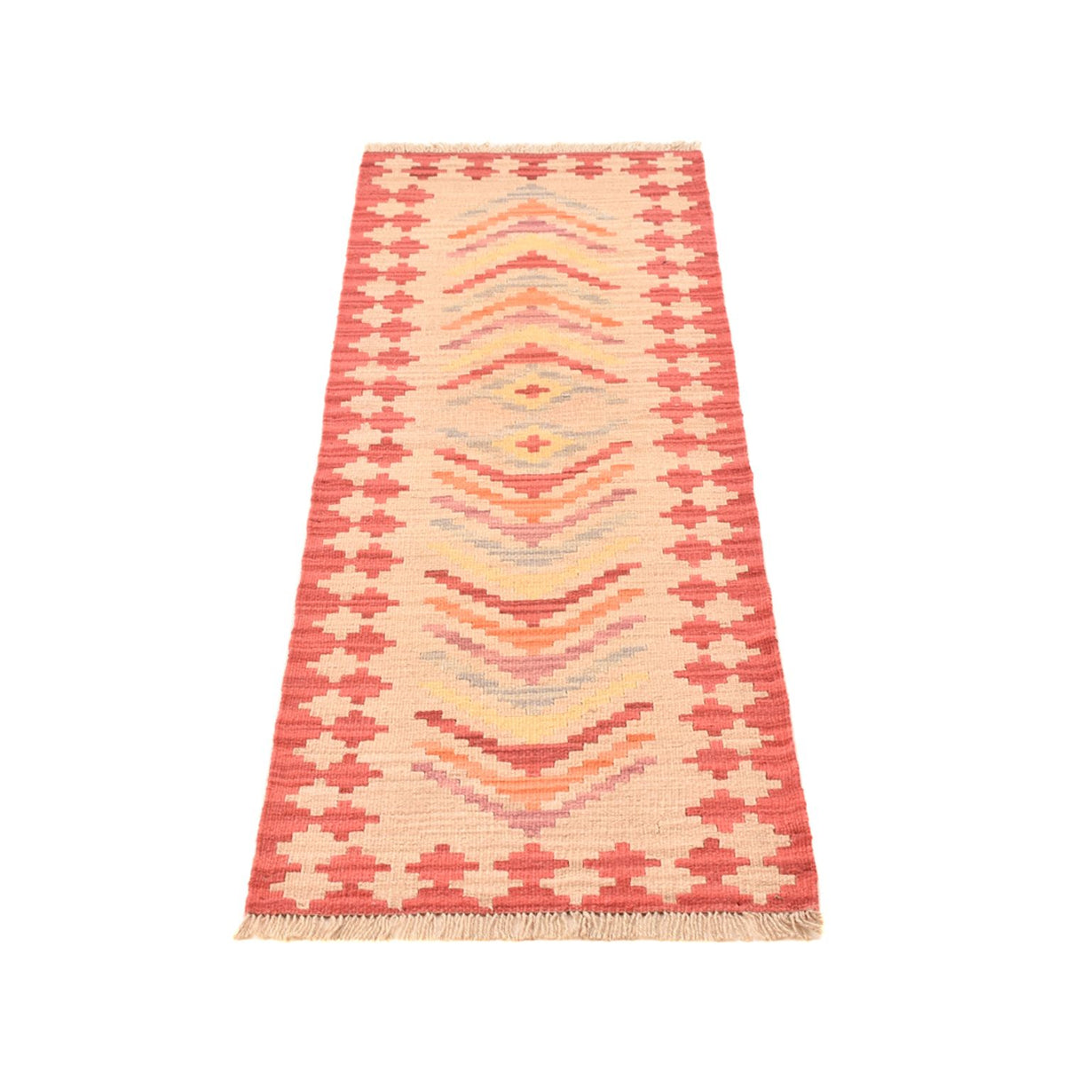 Tapis de couloir Tapis Kelim - Oriental - 192 x 57 cm - multicolore