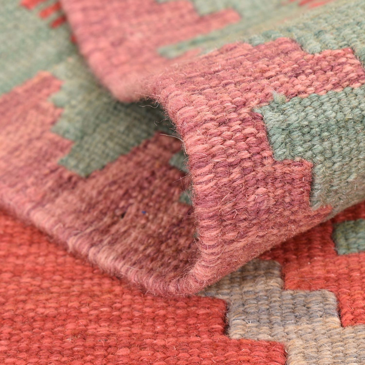 Tapis de couloir Tapis Kelim - Oriental - 193 x 58 cm - multicolore