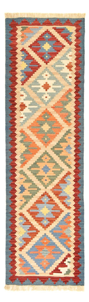 Tapis de couloir Tapis Kelim - Oriental - 200 x 63 cm - multicolore