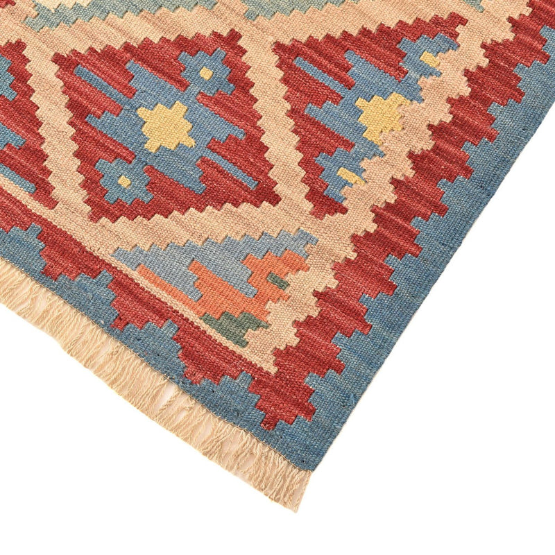Tapis de couloir Tapis Kelim - Oriental - 200 x 63 cm - multicolore