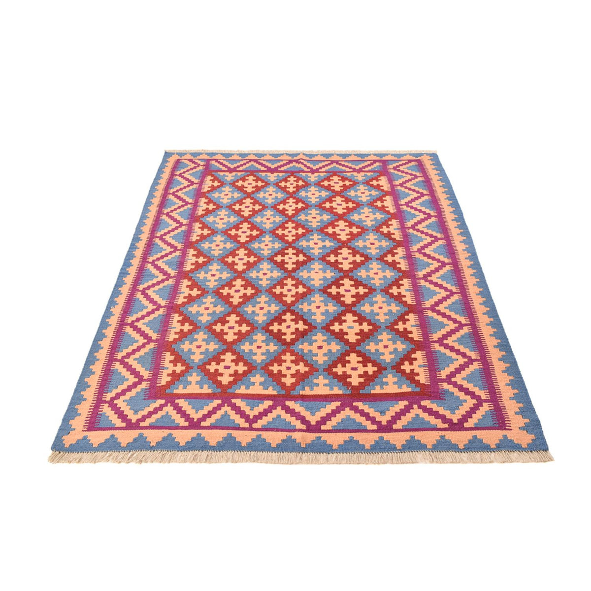 Tapis Kelim - Oriental - 208 x 150 cm - multicolore