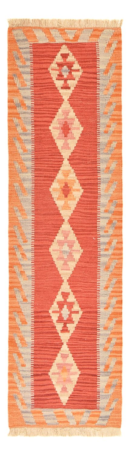 Tapis de couloir Tapis Kelim - Oriental - 198 x 59 cm - multicolore