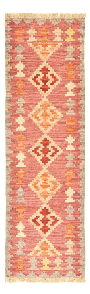 Tapis de couloir Tapis Kelim - Oriental - 197 x 63 cm - multicolore