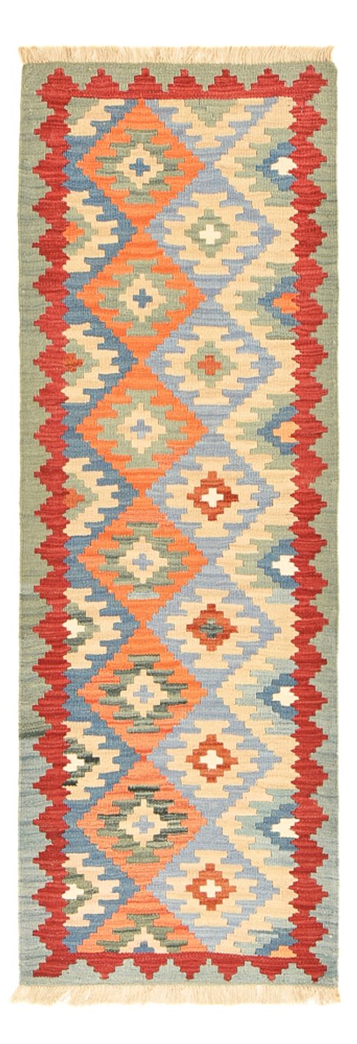 Tapis de couloir Tapis Kelim - Oriental - 194 x 66 cm - multicolore