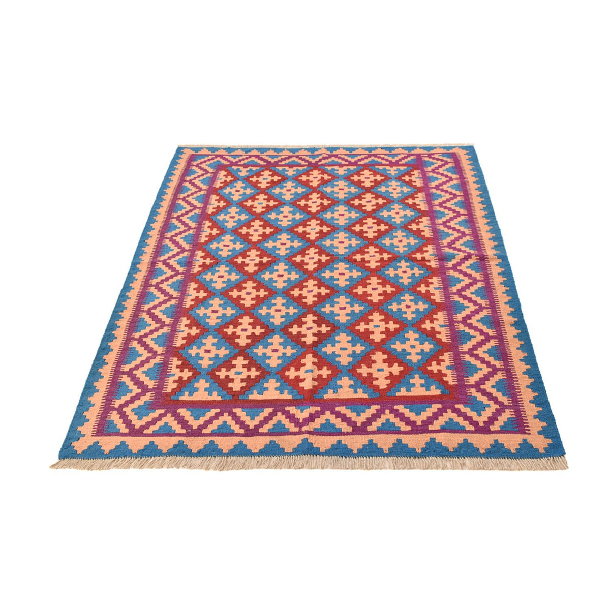 Tapis Kelim - Oriental - 202 x 149 cm - multicolore