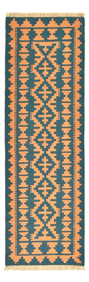 Tapis de couloir Tapis Kelim - Oriental - 194 x 62 cm - multicolore